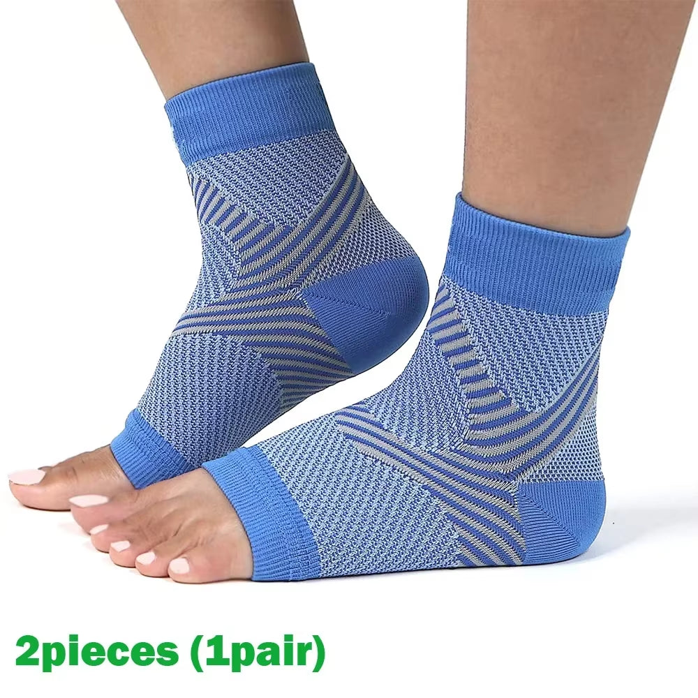 Plantar Fasciitis Night Splint Compression Socks - Heel Support Braces for Pain Relief
