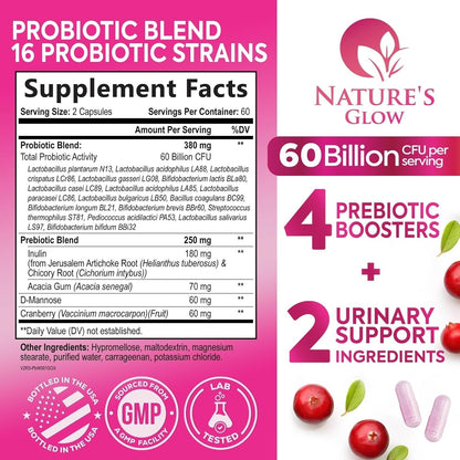 Women's Probiotics for Digestive Health, Immune Support, and Vaginal Wellness