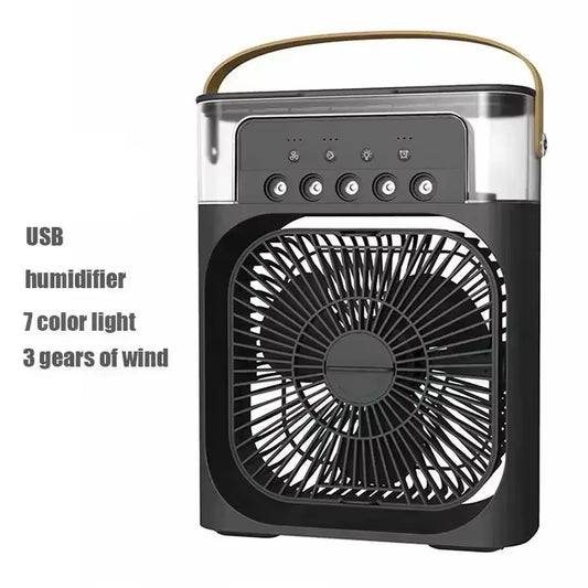 3-in-1 Portable Air Conditioner and Humidifier with LED Night Light for Home and Office Use