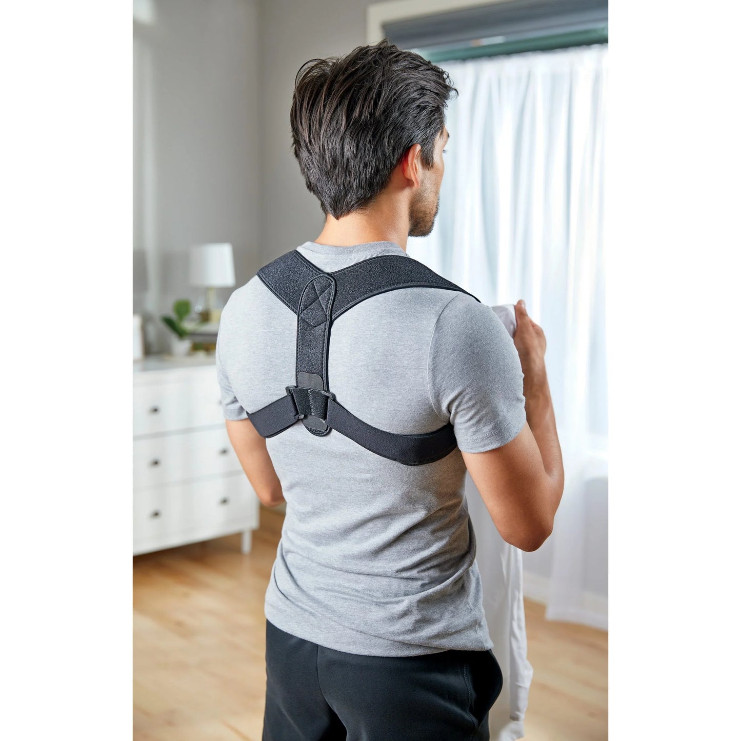 Adjustable Unisex Posture Corrector Brace - One Size Fits Most