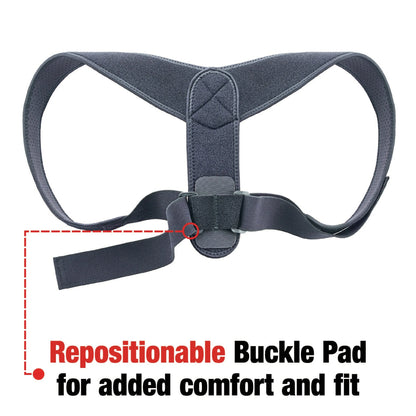 Adjustable Unisex Posture Corrector Brace - One Size Fits Most