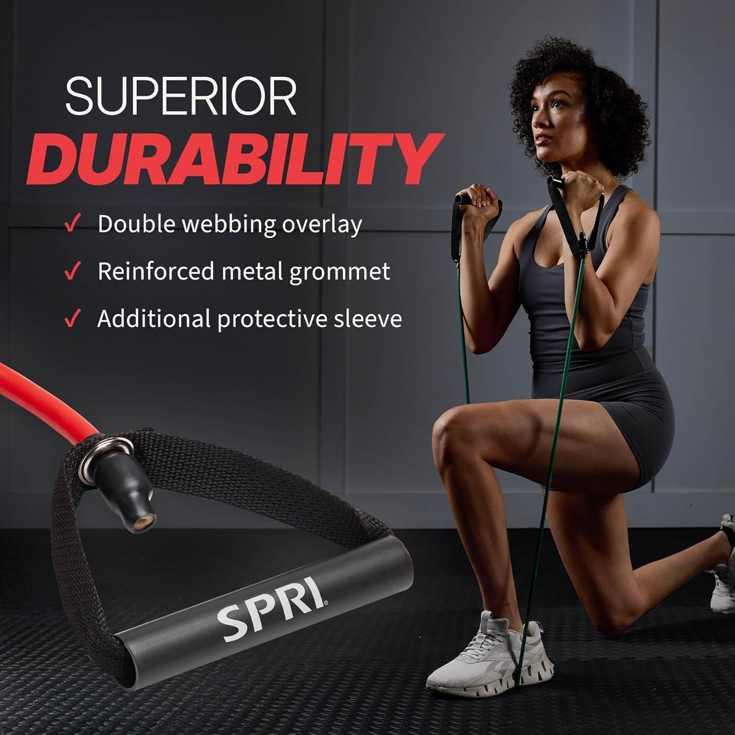 Xertube Resistance Bands with Handles - Individual Exercise Cords Available, Featuring Home Gym Workout Fitness Door Anchor Attachment Option
