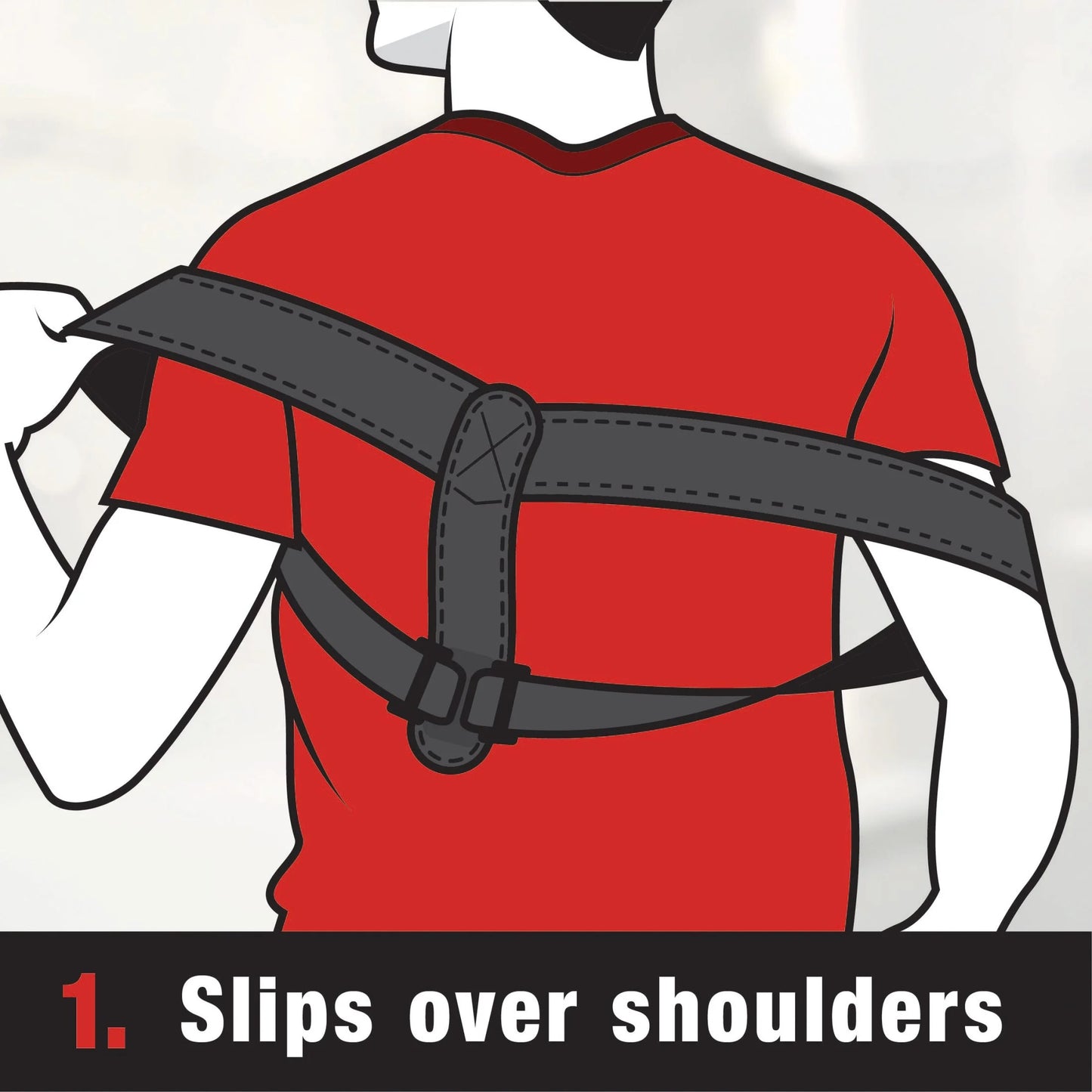 Adjustable Unisex Posture Corrector Brace - One Size Fits Most