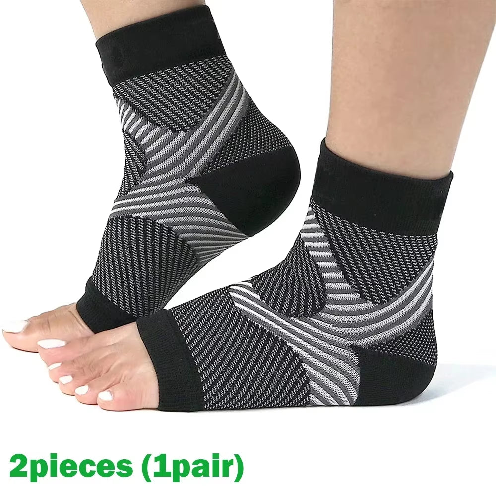 Plantar Fasciitis Night Splint Compression Socks - Heel Support Braces for Pain Relief