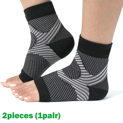 Plantar Fasciitis Night Splint Compression Socks - Heel Support Braces for Pain Relief