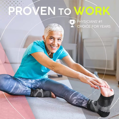 Plantar Fasciitis Night Splint Compression Socks - Heel Support Braces for Pain Relief