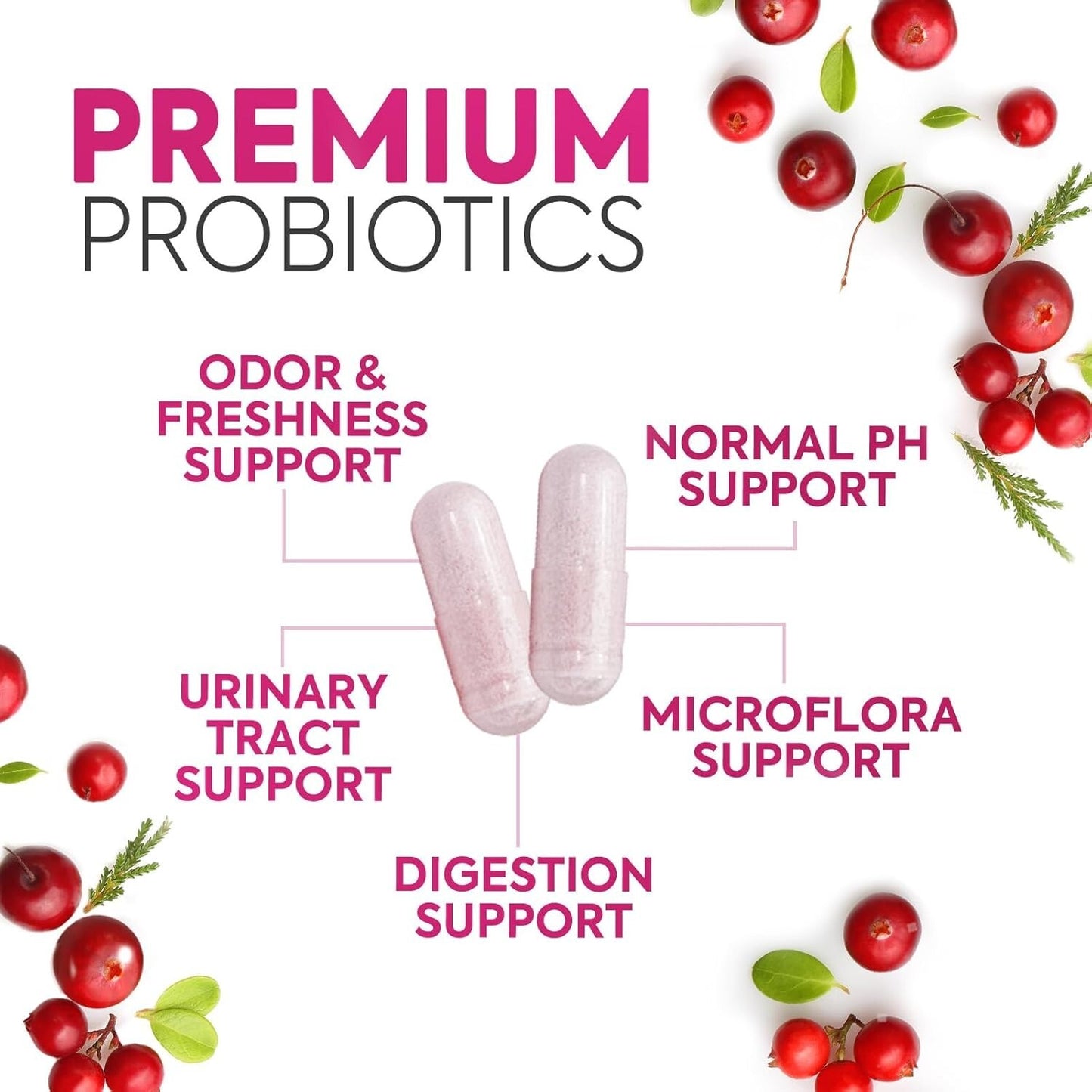 Women's Probiotics for Digestive Health, Immune Support, and Vaginal Wellness