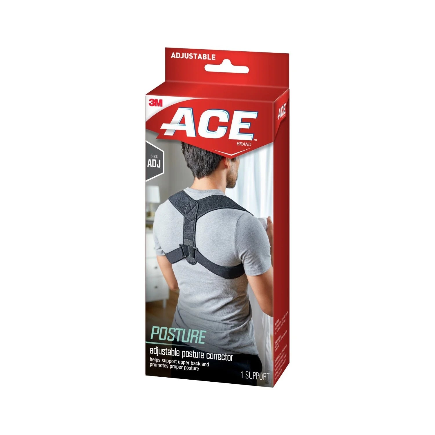 Adjustable Unisex Posture Corrector Brace - One Size Fits Most