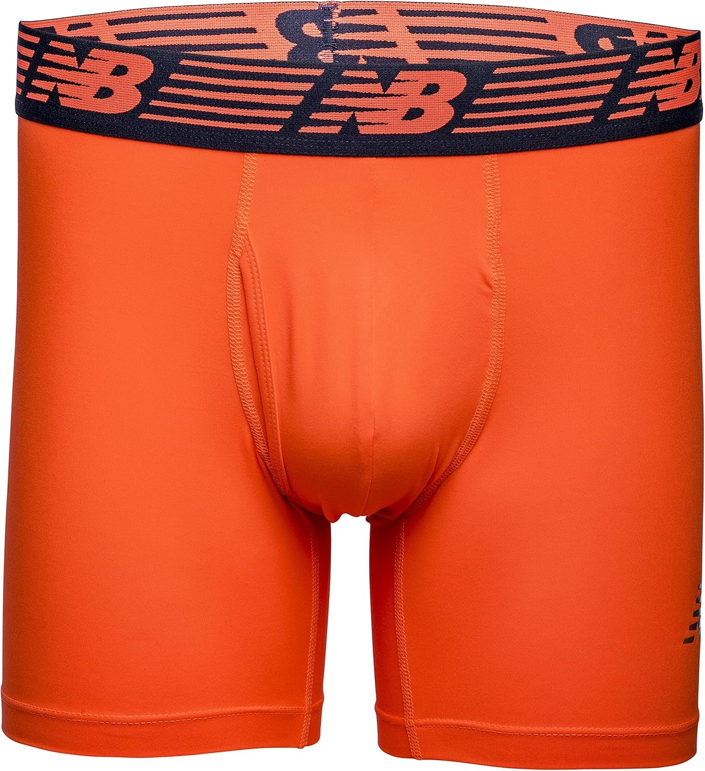 New Balance Men's Performance Boxer Briefs with Fly - Breathable Stretch Underwear, Moisture-Wicking, Soft Waistband (3-Pack)