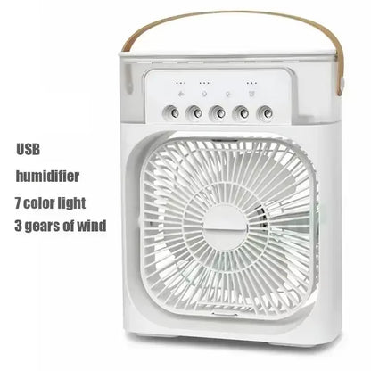 3-in-1 Portable Air Conditioner and Humidifier with LED Night Light for Home and Office Use