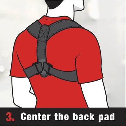 Adjustable Unisex Posture Corrector Brace - One Size Fits Most