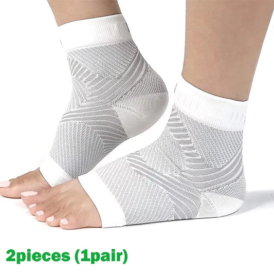 Plantar Fasciitis Night Splint Compression Socks - Heel Support Braces for Pain Relief