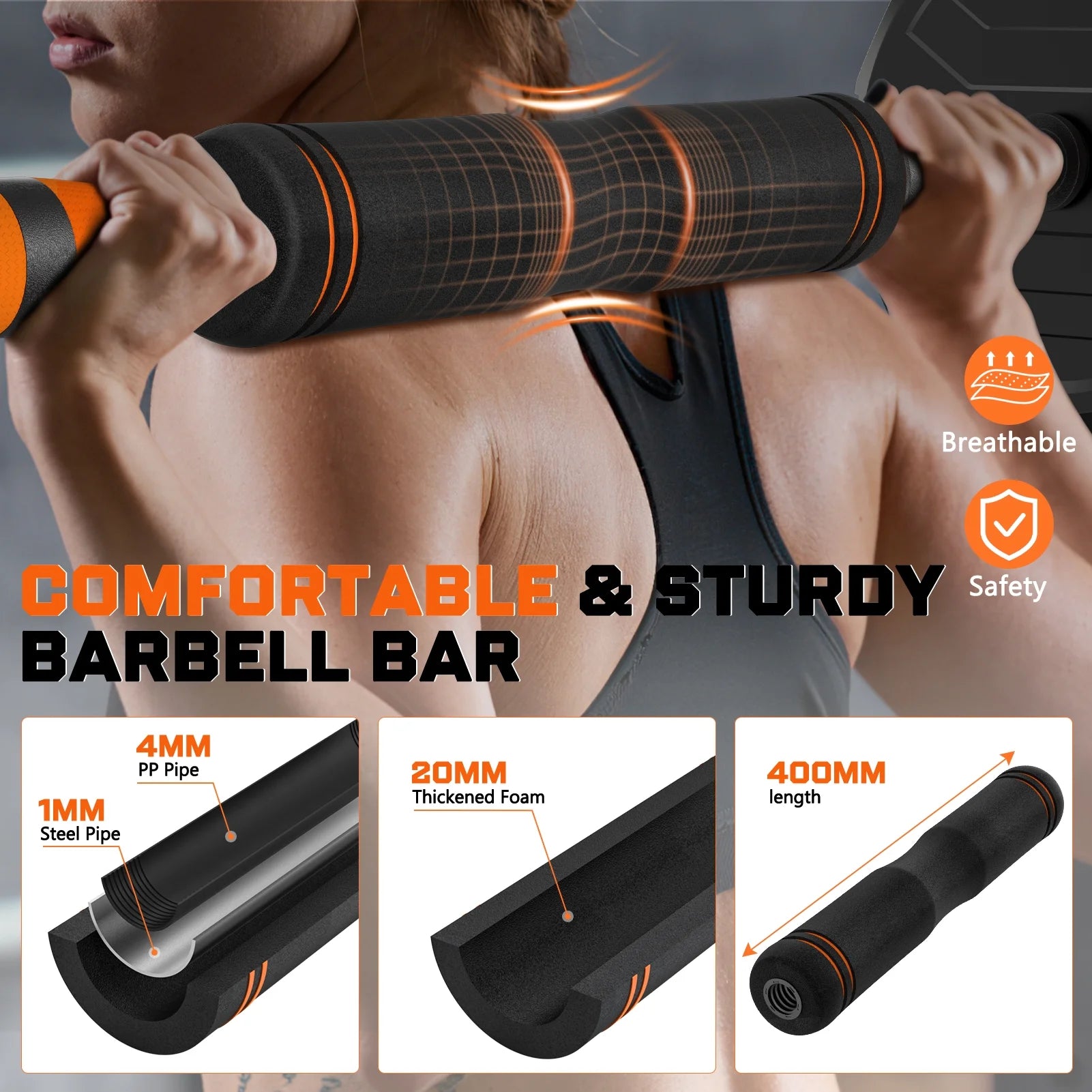 44 lb 4-in-1 Adjustable Dumbbell Set with Connector for Versatile Home Gym Workouts - Suitable for Men and Women