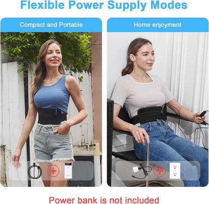 Red Light Therapy Belt with Infrared Technology for Enhanced Healing, Adjustable Controller, Versatile Application - Perfect Gift for Both Men and Women