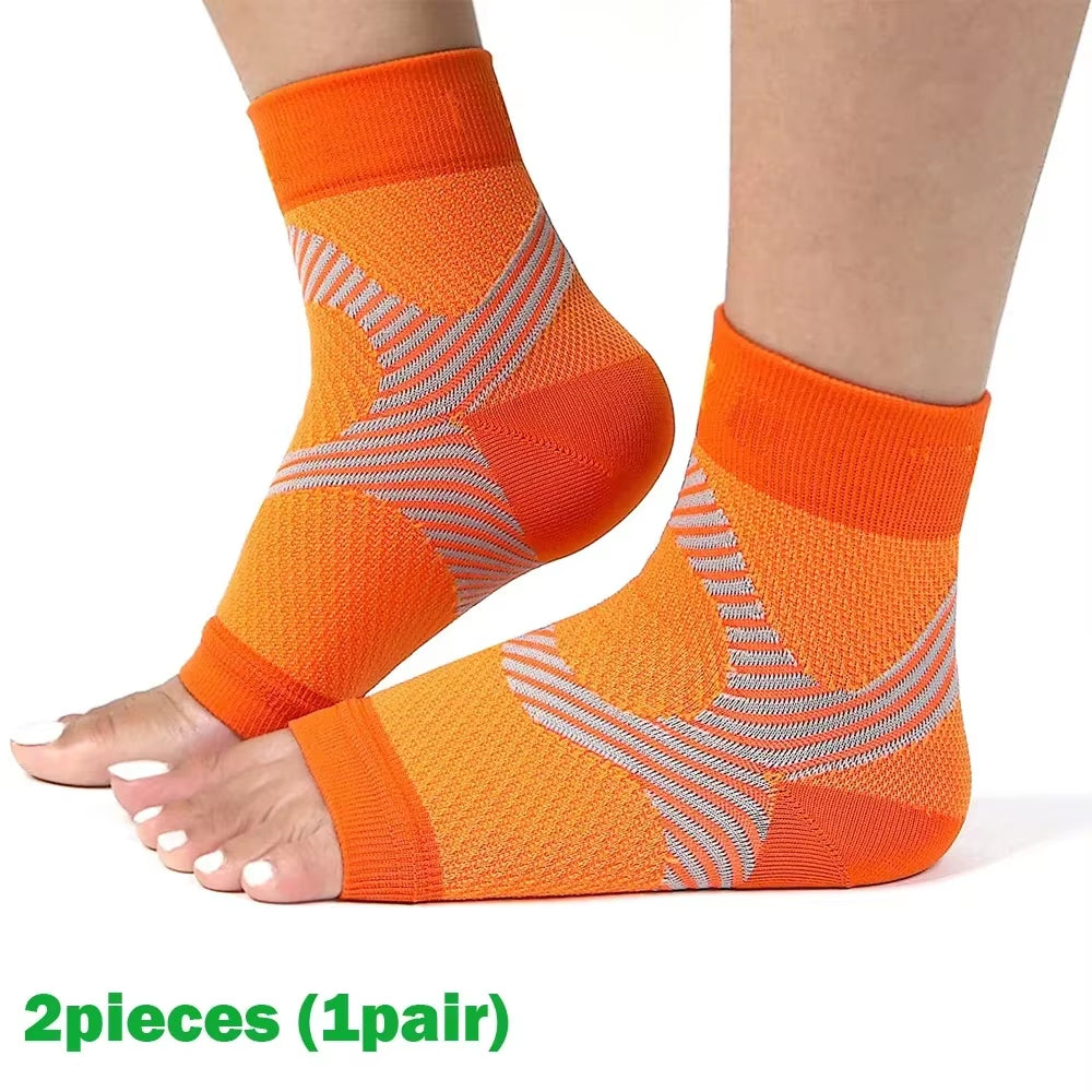 Plantar Fasciitis Night Splint Compression Socks - Heel Support Braces for Pain Relief